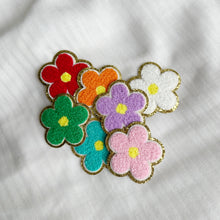 Load image into Gallery viewer, Flower Power Patches With Gold Trim