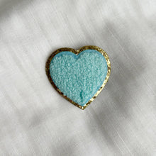 Load image into Gallery viewer, Love Heart Patches With Gold Trim
