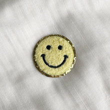 Load image into Gallery viewer, Smiley Face Patches With Gold Trim