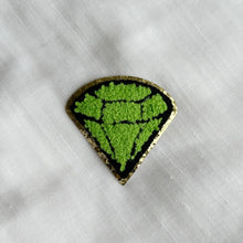 Load image into Gallery viewer, Diamond Patches With Gold Trim
