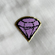 Load image into Gallery viewer, Diamond Patches With Gold Trim