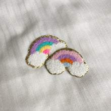Load image into Gallery viewer, Rainbow Patches With Gold Trim