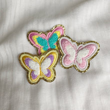 Load image into Gallery viewer, Butterfly Patches With Gold Trim