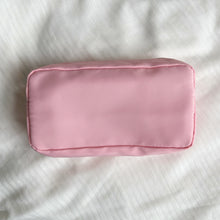 Load image into Gallery viewer, Baby Pink Cosmetic Zip Bag