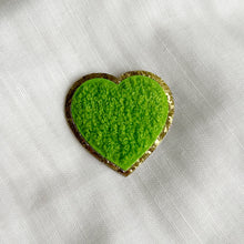 Load image into Gallery viewer, Love Heart Patches With Gold Trim