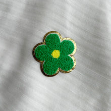 Load image into Gallery viewer, Flower Power Patches With Gold Trim