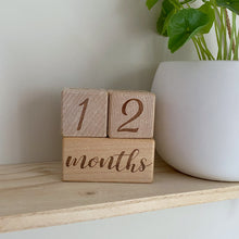 Load image into Gallery viewer, Wooden Milestone Blocks