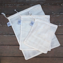 Load image into Gallery viewer, Cotton Produce Bags - set of 3