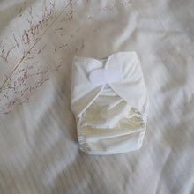 Load image into Gallery viewer, Newborn Pocket Nappy - Cream
