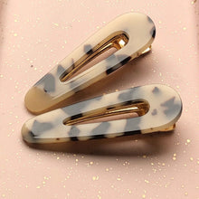 Load image into Gallery viewer, Light Tortoiseshell Hair Clip 2pk
