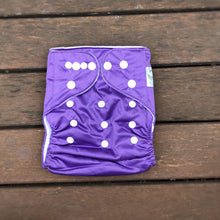 Load image into Gallery viewer, Modern Cloth Nappy - Purple