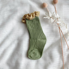 Load image into Gallery viewer, Vintage Gingham Frill Socks *final stock*