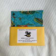 Load image into Gallery viewer, Handmade Round Bees Wax Wraps 3 Pack