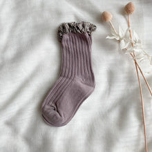 Load image into Gallery viewer, Vintage Gingham Frill Socks *final stock*