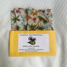 Load image into Gallery viewer, Handmade Round Bees Wax Wraps 3 Pack
