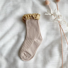 Load image into Gallery viewer, Vintage Gingham Frill Socks *final stock*