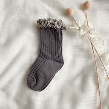 Load image into Gallery viewer, Vintage Gingham Frill Socks *final stock*