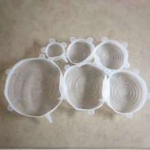 Load image into Gallery viewer, Silicone Fitted Stretch Food Covers